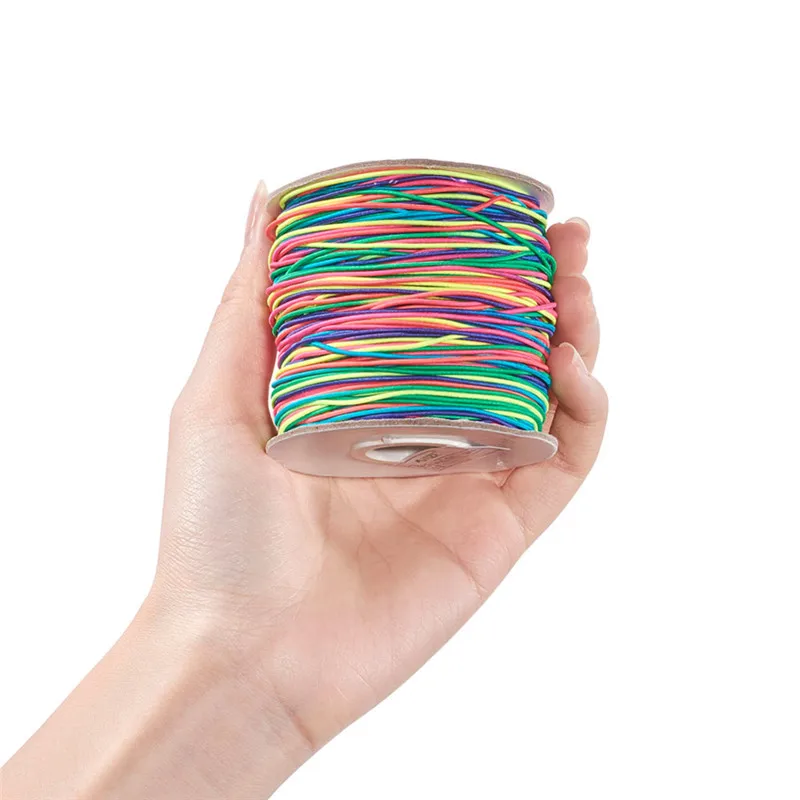 Pandahall-100m-roll-1mm-Colorful-Round-Elastic-Fibre-Thread-Cord-with-Nylon-Outside-and-Rubber-Inside (2)