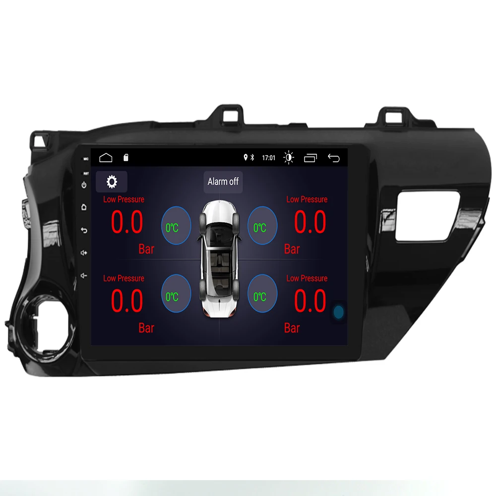 Cheap 10.2" 2.5D IPS Android 9.1 Car DVD Multimedia Player GPS For Toyota Hilux 2016 2017 audio car radio stereo navigation 4