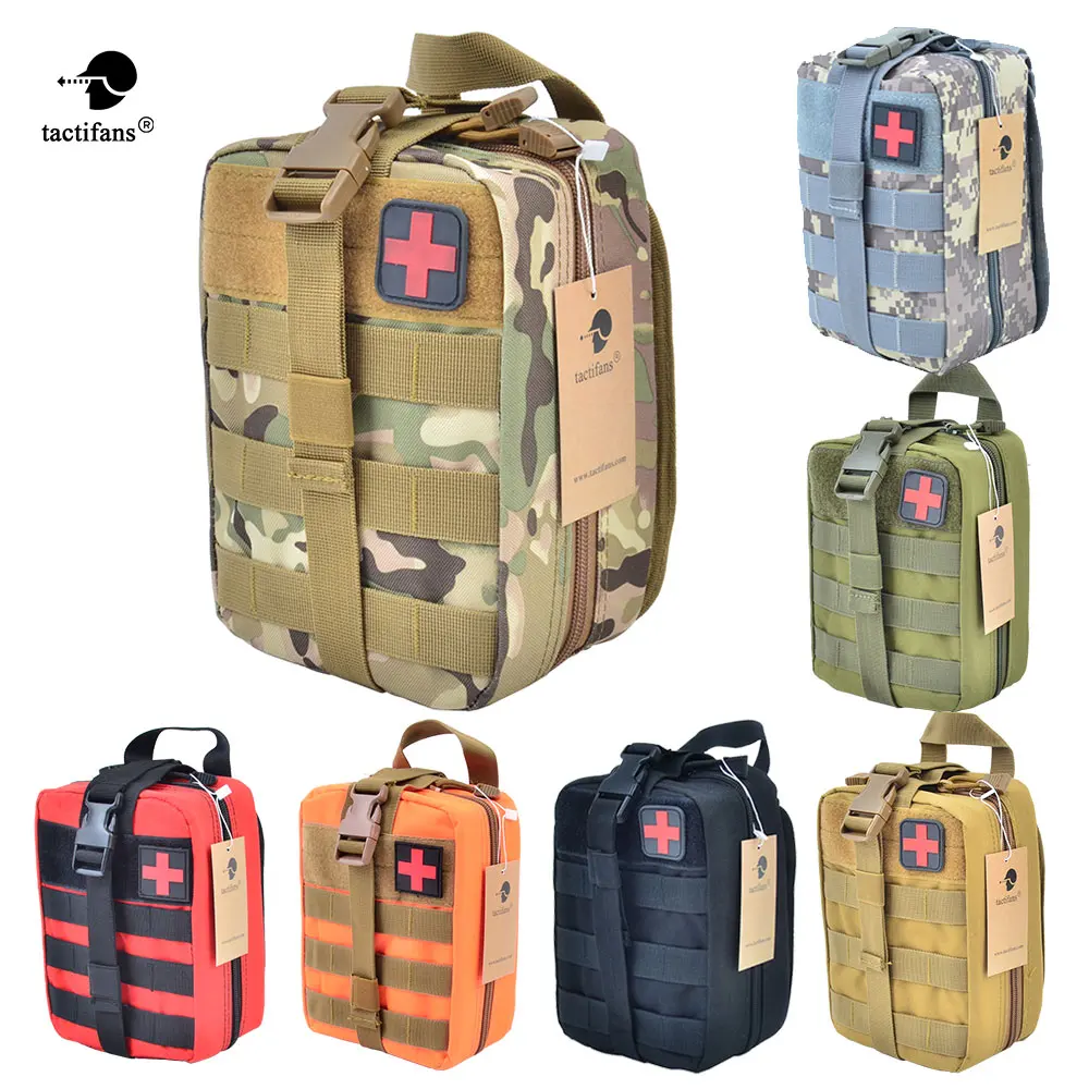 TACTIFANS Empty First Aid Pouch Tactical Medical Bag Multi functional
