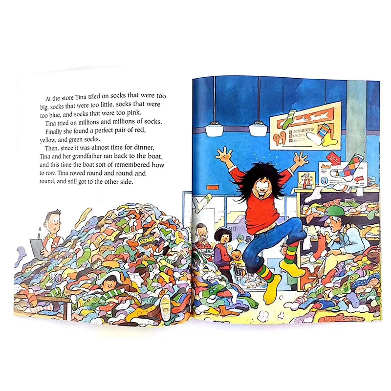 23 Books/set Robert Munsch Learn English Coloring Books For