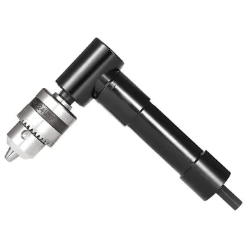 

Cordless Right Angle Drill Attachment Adapter With 3/8 inch Keyed Chuck 8mm Hex Shank Power Tool 90 Deg Angle Drill Attachment
