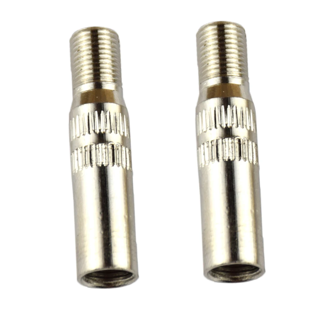 2 Pieces Car Vehicle Bike Motorcycle Copper Tire Tyre Valve Extension Cap 39mm