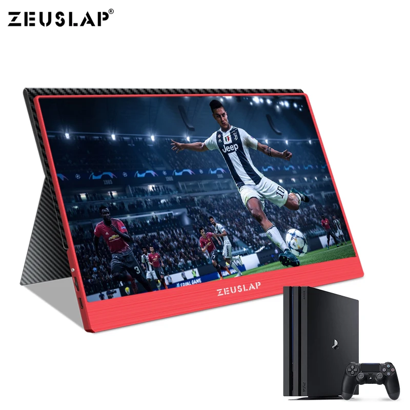 ZEUSLAP переключатель PS4 Xbox One игровой HD портативный монитор экран 1920x1080P Full