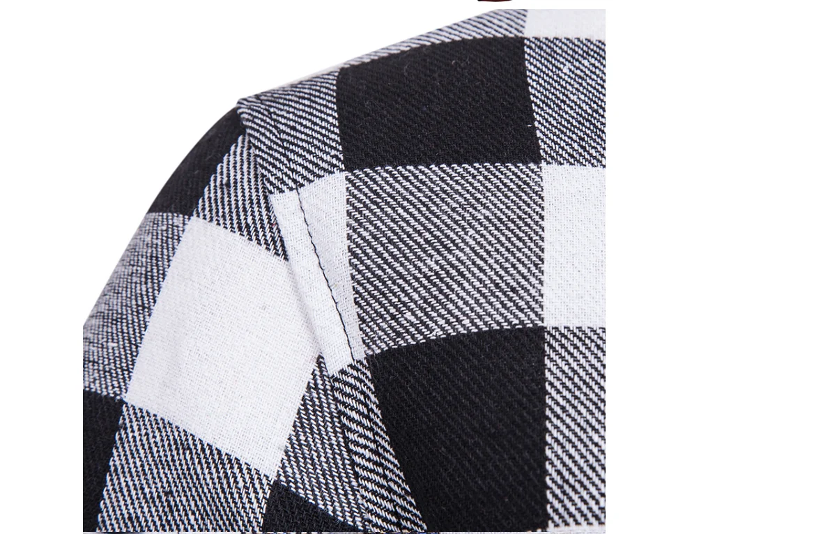 ZOGAA 2019 Men Fashion Hoodie Cotton Full Sleeve Hooded Plaid with Hat Man Casual Street Wear Chest Pocket Design Cowboy Hoodies