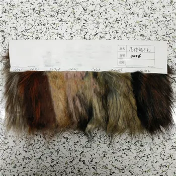 

Off-the-shelf high simulation raccoon fur imitation fur collar fur fox plush
