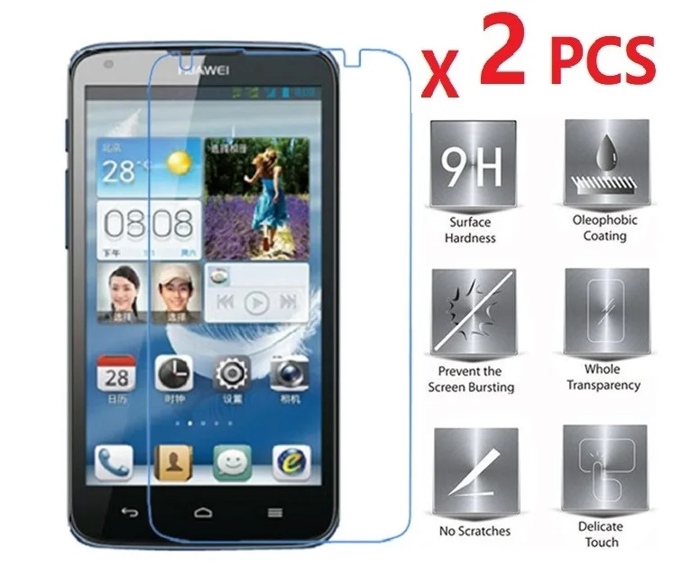 2 шт. для huawei G710 G716 протектор экрана из закаленного стекла A199 0 26 мм 9H Защита от