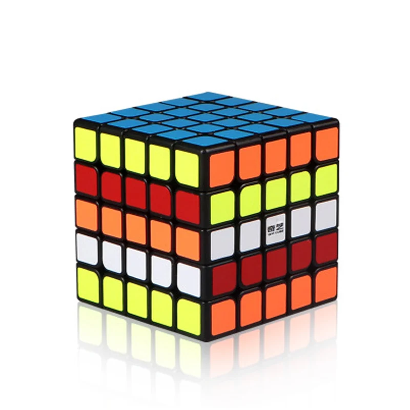 QiYi QiZheng 5x5x5 Магический кубик Рубика скоростной липкости профессиональная скорость детские игрушечные кубики Головоломка Развивающие Cubo