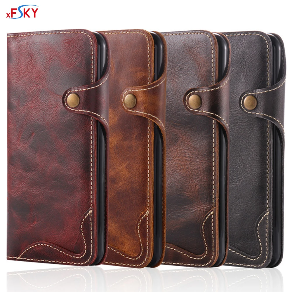 imágenes para XFSKY Hot New 6 Colores Estilo Retro Flip Funda de Cuero Genuino con Correa de Hebilla Magnética Bolsas Del Teléfono Móvil Para el iphone 6 7 plus imágenes para XFSKY Hot New 6 Colores Estilo Retro Flip Funda de Cuero Genuino con Correa de Hebilla Magnética Bolsas Del Teléfono Móvil Para el iphone 6 7 plus
