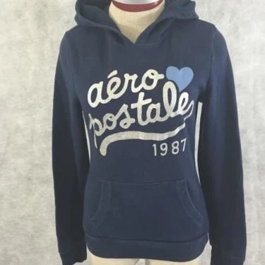 Aeropostale sweatshirt juniors size M medium hooded hoodie (1)