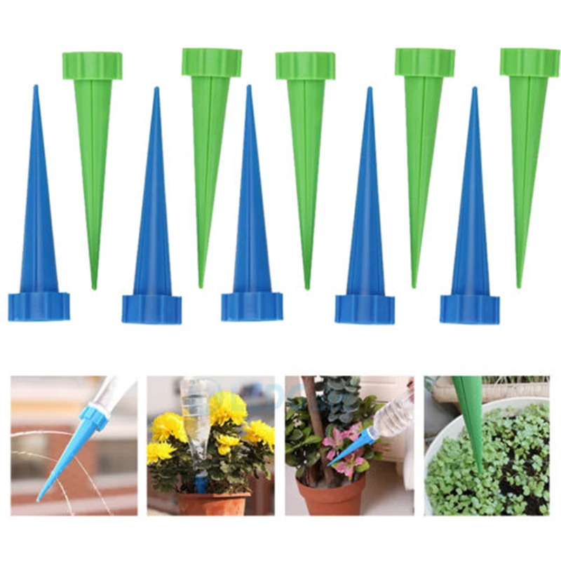

4Pcs Indoor Automatic Watering Irrigation System Houseplant Spikes Garden Cone Watering Spike Flower Energy Saving Environmental