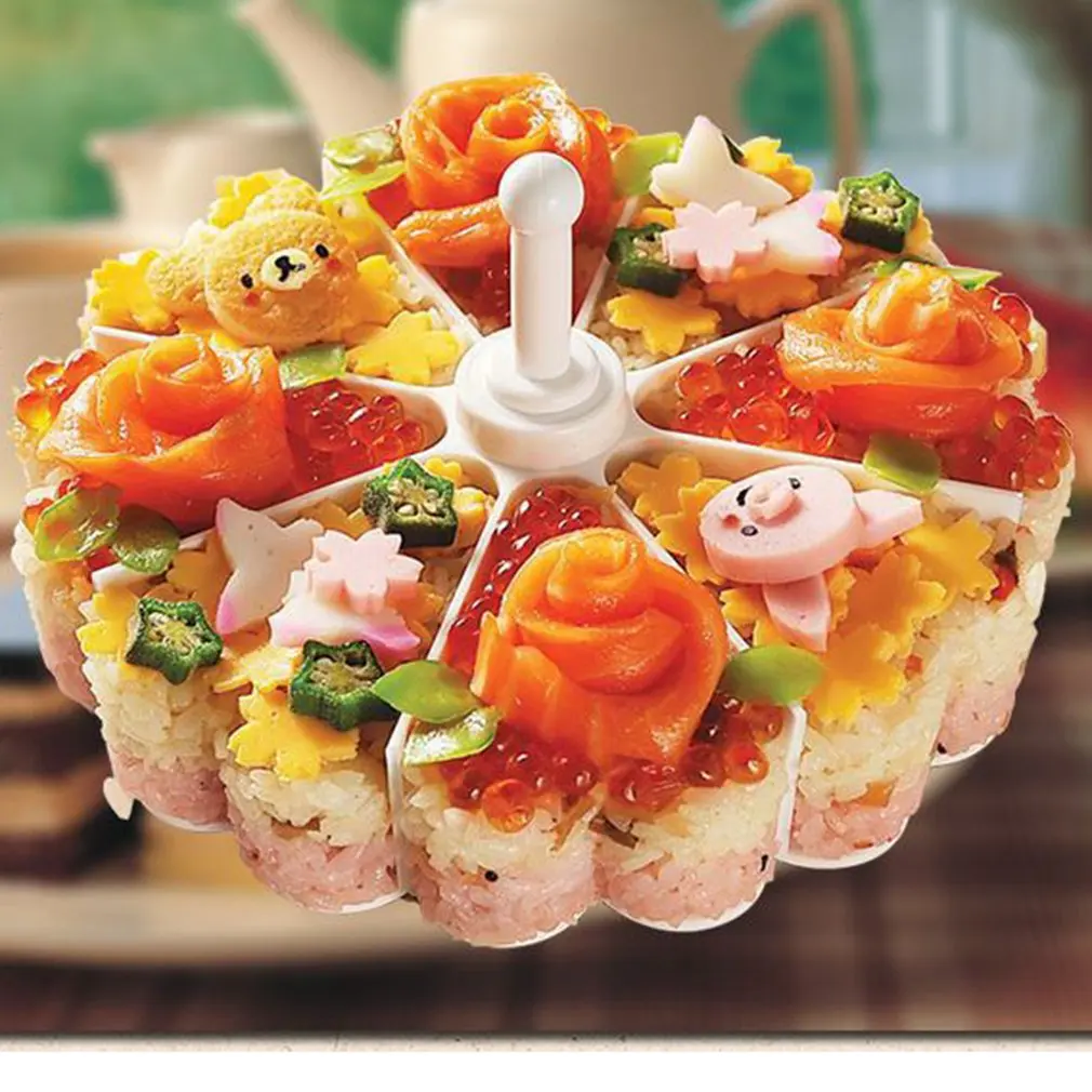 Творческий японский торт Melaleuca пресс-форм блюдо подносы для суши комплект запеченные пудинг желе чашки риса клецки пресс-форм