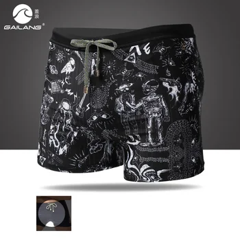 

Summer men swimming trunks patchwork boxers swimwear bikini bathing suit briefs sexy repellent swim shorts swimsuit