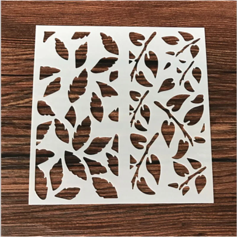 

1PC Beautiful leaves Tree Branches Shaped Reusable Stencil Airbrush Painting Art DIY Home Decor Scrap booking Album Crafts
