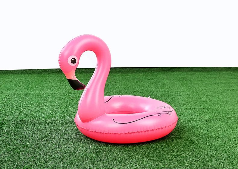 Водные продукты Защита окружающей среды ПВХ утолщенная Плавающая Платформа для верховой езды для взрослых плавательный Розовый фламинго плавательный бассейн кольцо
