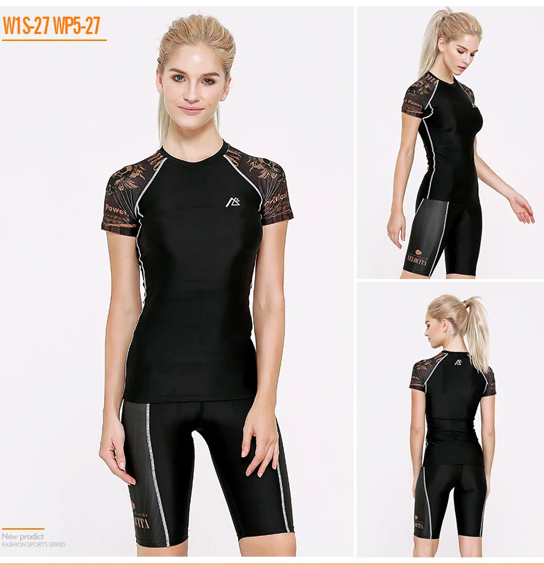 Life on Track Women Trisuit Bike Short Sleeve Compression Suit for Run ...