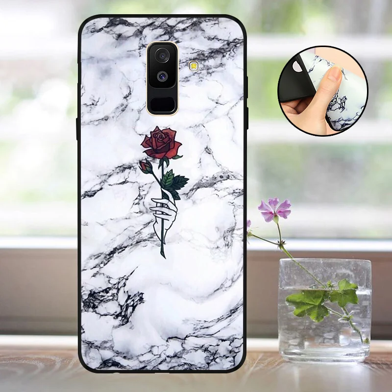 Мягкий чехол A600 A605F для Funda Samsung A6 2018 силиконовый матовый накладка Capas Galaxy Plus