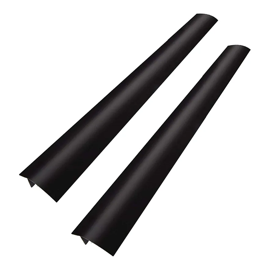 Washing Machine and Kitchen Appliances Oven Black Stovetop 21 Inch Silicone Stove Counter Gap Cover,Long Gap Filler Seals Spills Between Counter 2 Pack Kitchen Counter Gap Filler 