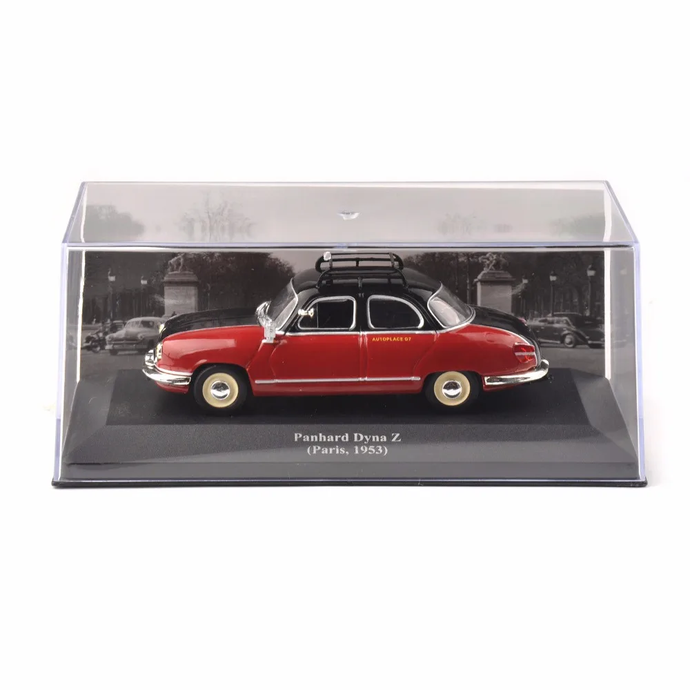Дешевые игрушки Дети литые игрушки IXO литая под давлением красная модель такси Panhard Dyna Z(Париж, 1953) автомобиль игрушки подарок на год