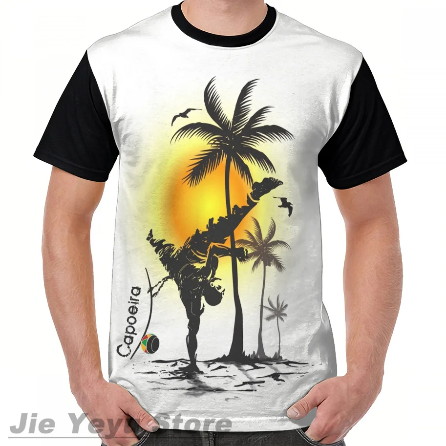 

T-shirt Capoeira Brazil T Shirt men Summer Casual women T-shirts funny print O-neck Short Sleeve tshirts