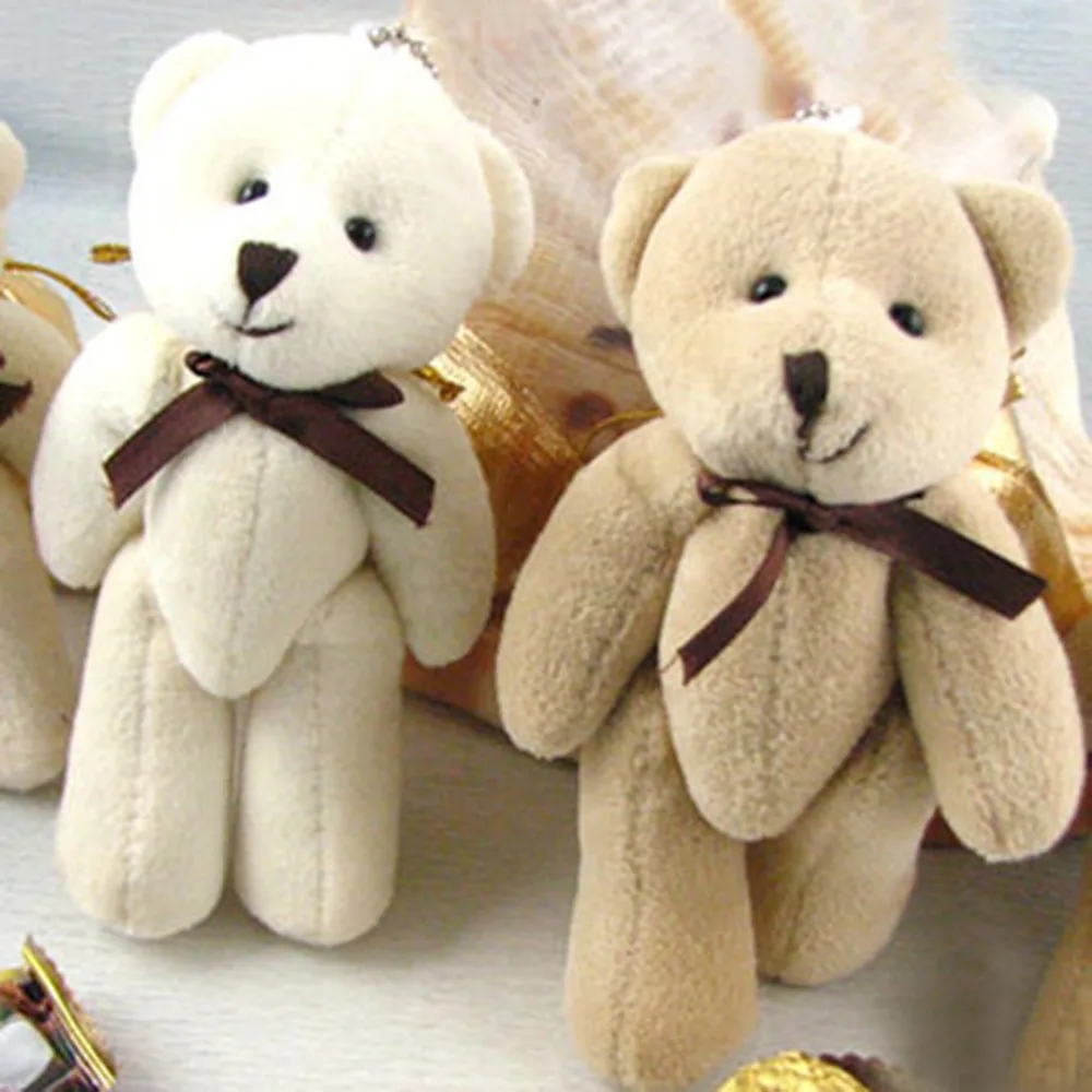 

Free shipping 50pcs Birth ceremony baby shower party candy Bear Cloth wombat bag decoration wedding favors natal gifts guests