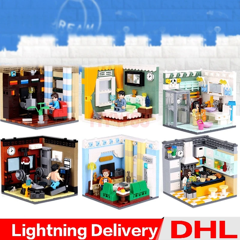 

XINGBAO 01401 Genuine 2116PCS Building Series The Living House Set Building Blocks Bricks Educational lepinings Toys Gifts LP