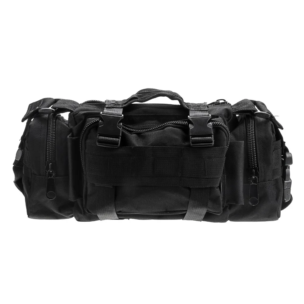 Черная оксфордская многофункциональная спортивная сумка для альпинизма, сумка на плечо, охотничий рюкзак, сумки