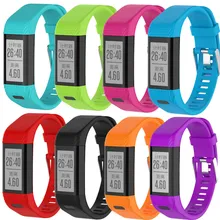 Замена силиконовый ремешок ремень Группа ремешок браслет Все совместимые для Garmin vivosmart HR+ ремень спортивные 5830A