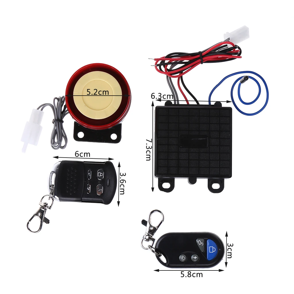 Скутер охранная сигнализация для автомобиля, Системы дистанционного Управление 12V Анти-кражи велосипеда мотоцикла