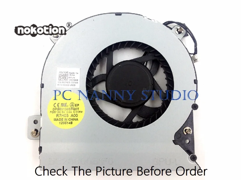 

NOKOTION FOR Dell M18X R3 DC28000D1F0 0R7H03 Cooling Fan Cpu Cooler WORKING used