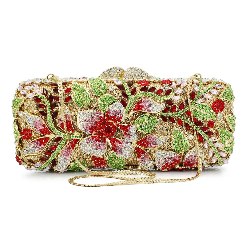 

diamond crystal clutch evening bag ladies handbag evening bags cluth (88136A-R)
