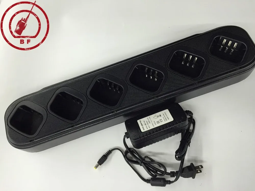 New product Six-Way Universal Rapid Multi Unit Charger for baofeng 5R walkie talkie 2 way radio (3)