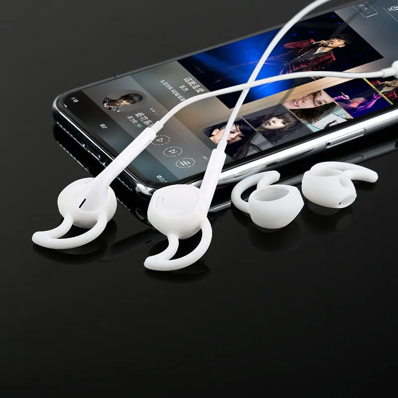 

Soft Silicone Antislip Ear Cover Hook Earbuds Earphone Silicone Case for AirPods anti lost wire for iPod iPhone