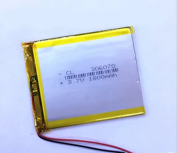 

Dinto 1pc 1800mAh 3.7V 306070 Li-polymer Battery Cell Lithium Polymer Li-Po Batteries for GPS PDA PSP Tablet PC Power bank