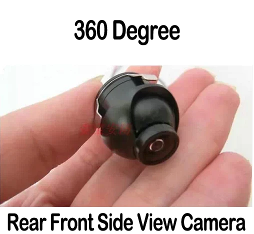 

Mini Car Parking Camera Car 360 Degree Rear View Camera Mount Front/ Side/Rear Reverse View Car Vehicle CCD Camera Universal