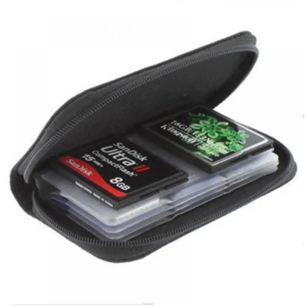 

ISKYBOB Memory Card Cases SDHC MMC CF for Micro SD Card TF Cards Memory Stick Storage Bag Carrying Pouch Protector