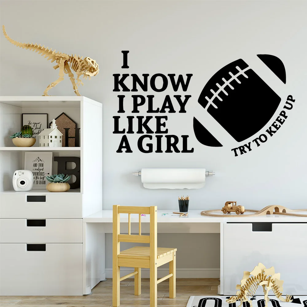 

Hot Sale Rugby Vinyl Kitchen Wall Stickers Kids Room Wallpaper vinyl Stickers Living Room Home Decoration Wallpaper naklejki