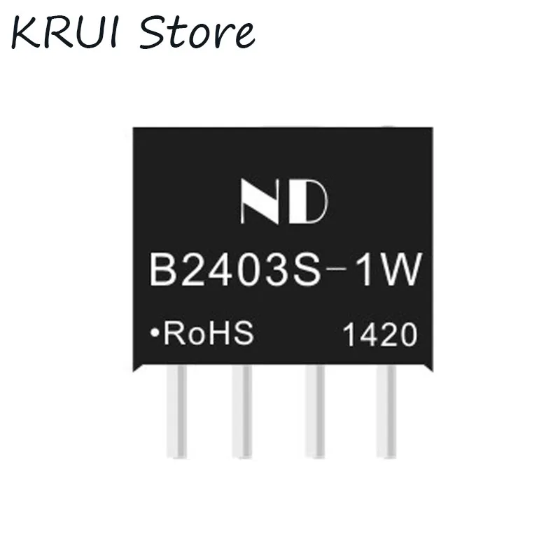 

power module 24V to 3.3v 0.33a dc dc buck converter switching dc power b2403s-1w