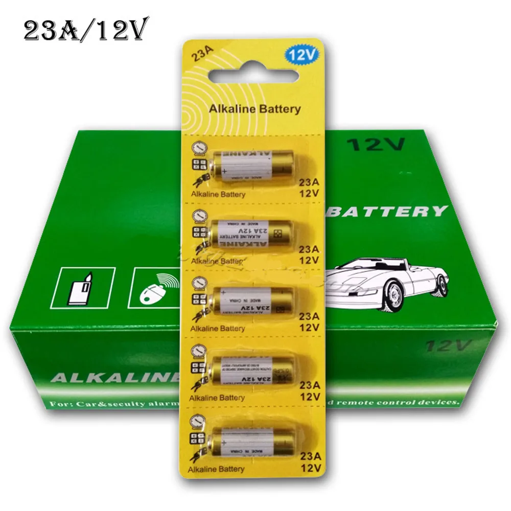 

100PCS Pila 23A 12V 21 23 A23 E23A MN21 MS21 V23GA L1028 Alkaline Dry Battery for car remote control anti-theft doorbell battery