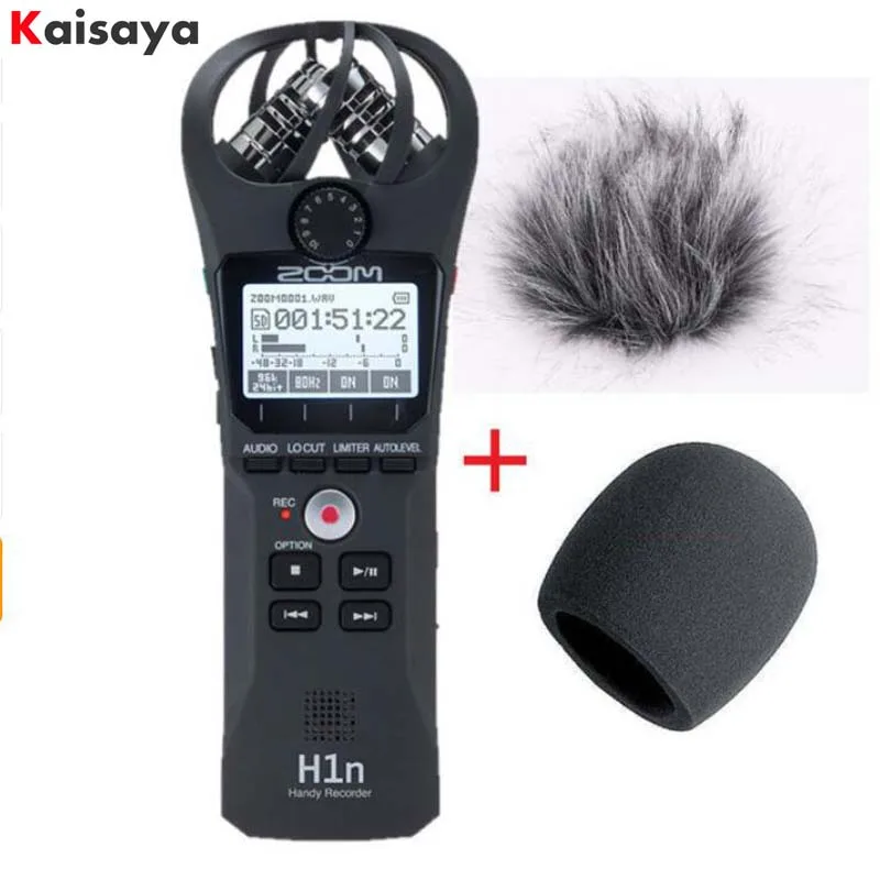 

ZOOM H1N Wireless Microphones For Recording Interview Video DSLR Camera MP3 Recording Pen Digital Stereo Microphone Updated