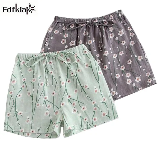 Short Sleeping Pant Floral Printing 