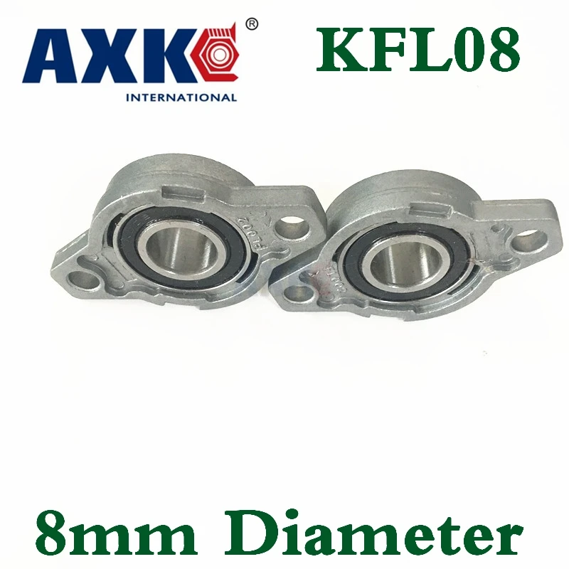 

2019 Thrust Bearing Rolamento Axk 2pcs/lot New 8mm Diameter Zinc Alloy Bearing Housing Kfl08 Fl08 K08 Flange With Pillow Block