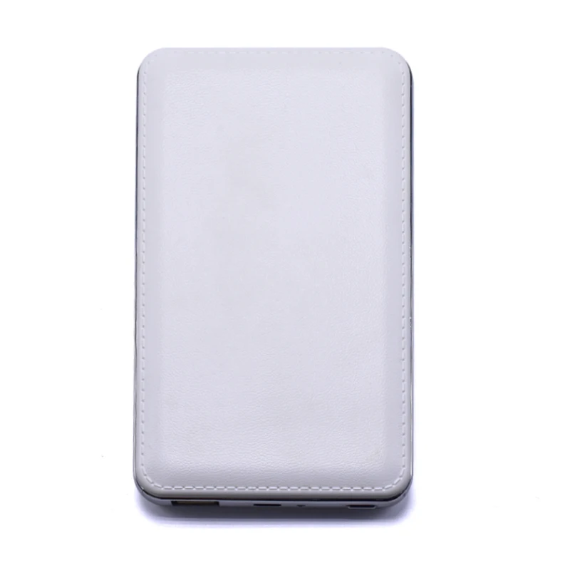 Fetile Мобильный Внешний аккумулятор 10000 мАч портативное зарядное устройство Внешний аккумулятор резервного питания s для iPhone Xiaomi redmi samsung - Цвет: Белый