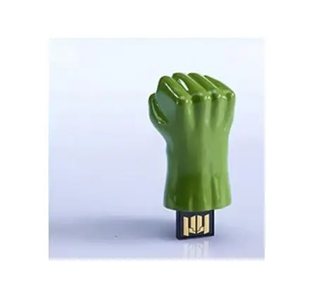 

Real Capacity Iron Man USB 2.0 Flash Drive 8g16g64g128g Disk/Creativo Pendrive/Memory Stick/Gift Avengers Hulk Hand Pen Drive