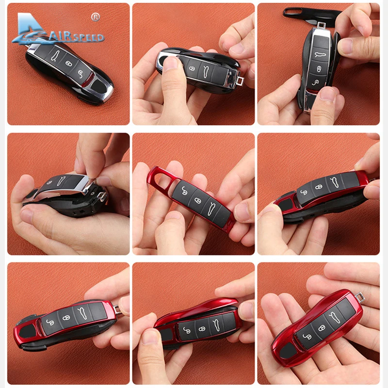 Чехол для автомобильных ключей Airspeed чехол Porsche Panamera Cayenne Boxster Cayman 911 970 981 991