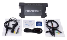 Osciloscópio digital de armazenamento hantek 6022be, usb com largura de banda 20mhz, 2 canais au de frete