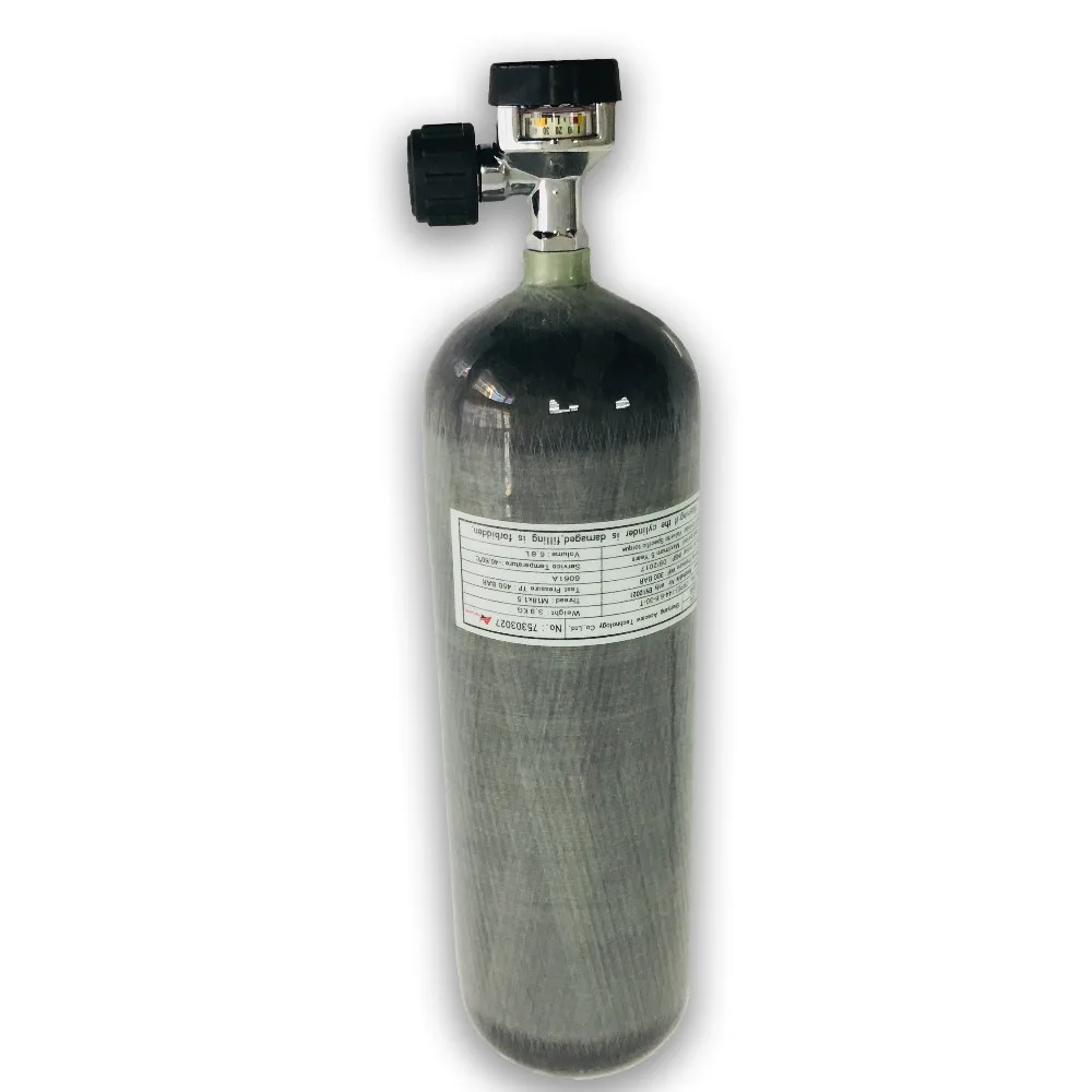 AC16821 6.8L CE 30Mpa 4500Psi Tank Airforce Condor High Pressure Cylinders Gas Cylinder Scuba Diving Equipment Scuba Cylinder-R