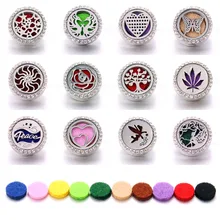 Aromaterapia 18mm botões snap perfume medalhão aço inoxidável difusor de óleo essencial árvore da vida botão snap pulseira jóias