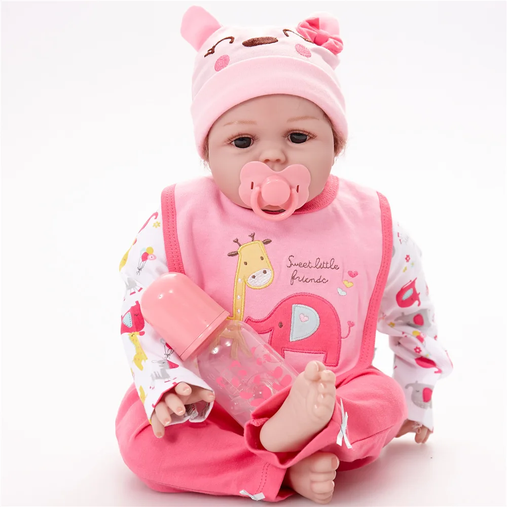 Оптовая продажа Лидер продаж Стильная хлопковая Кукла Reborn Baby 55 см 22 '' лучшая