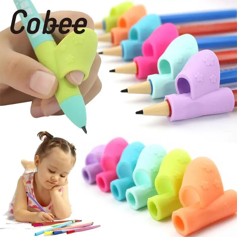 Cobee 1 комплект/3 шт. Детские Силиконовые коррекция осанки при письме Канцтовары