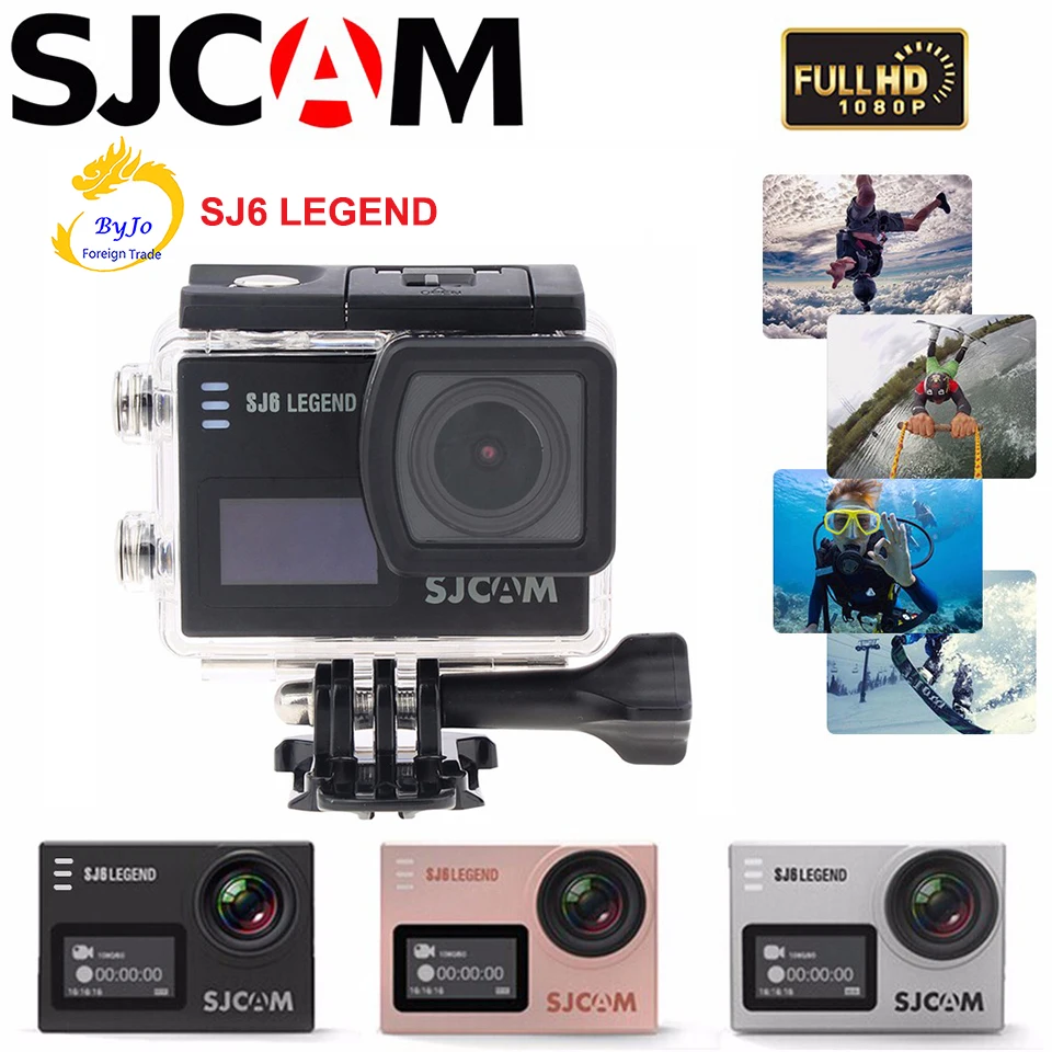 

Original SJCAM SJ6 LEGEND Sports Action Camera 4K DV HD 2.0" Touch Screen Waterproof camera sport